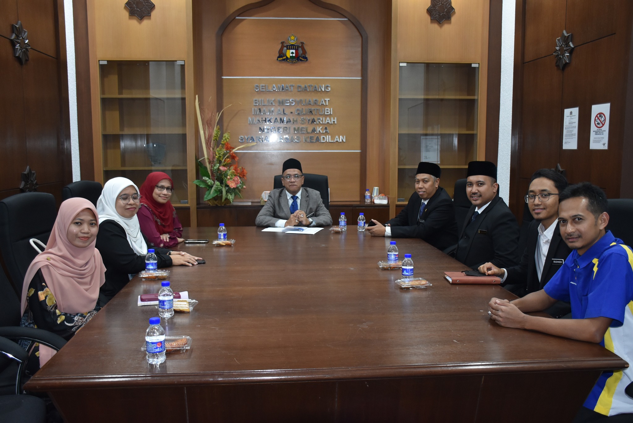 Kunjung Hormat Jabatan Pendakwaan Syariah Negeri Melaka Dan JBG Negeri Melaka Kepada KHS MSNM
